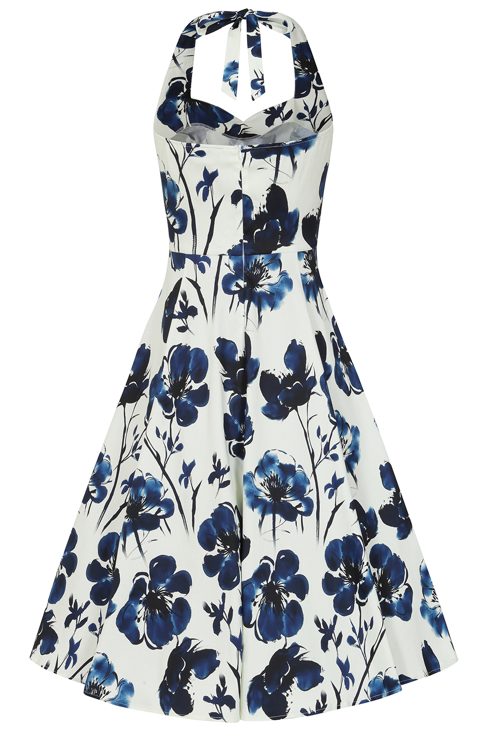 Indigo Romance Swing Dress
